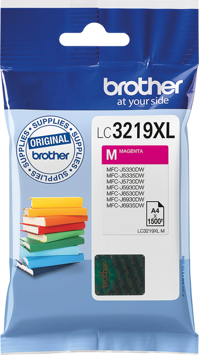 Brother LC3219XLM, Magenta, Tinte auf Pigmentbasis, 1 Stück(e), 1500 Seiten, Einzelpackung
