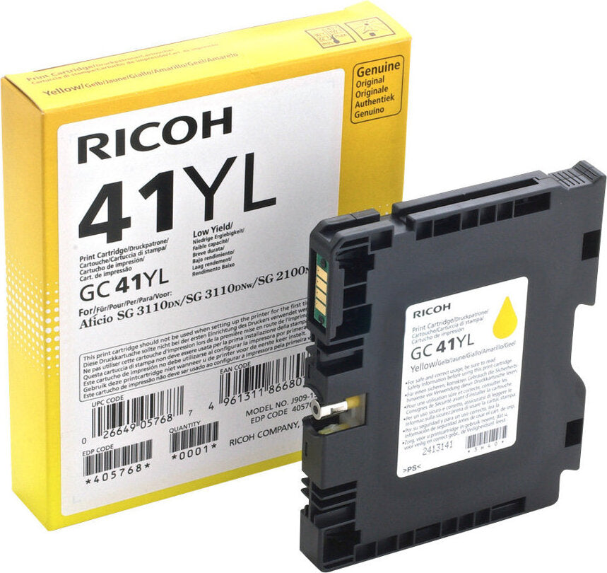 Ricoh GC-41YL Gel-Kartusche gelb