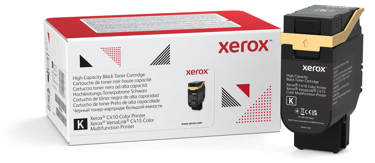 Xerox ® C410 Farbdrucker/VersaLink® C415 Farb-Multifunktionsdrucker Hohe Kapazität-Tonermodul Schwarz (10500 Seiten) - 006R04685, 10500 Seiten, Schwarz, 1 Stück(e)