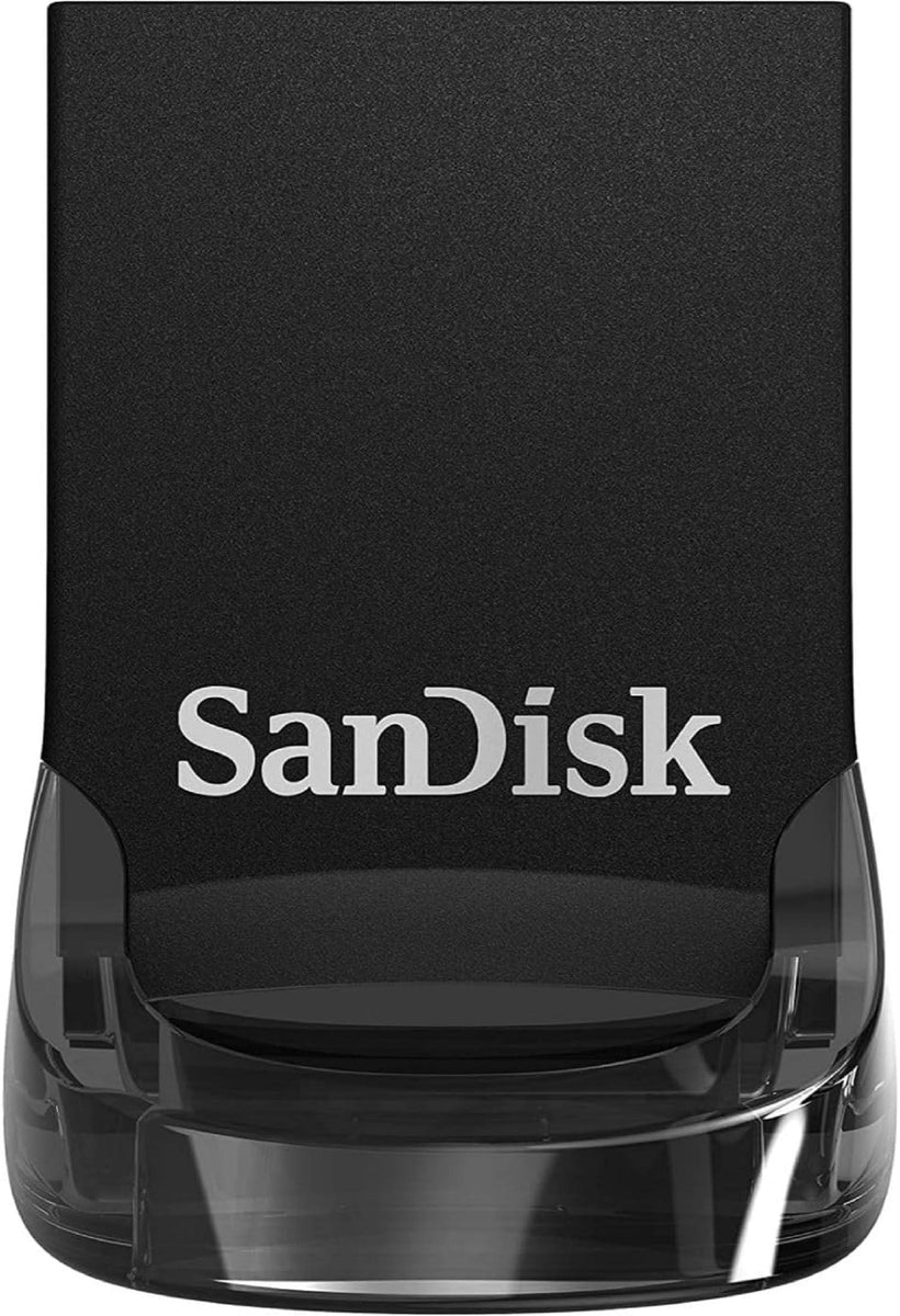 SanDisk Ultra Fit, 256 GB, USB Typ-A, 3.2 Gen 1 (3.1 Gen 1), 130 MB/s, Ohne Deckel, Schwarz