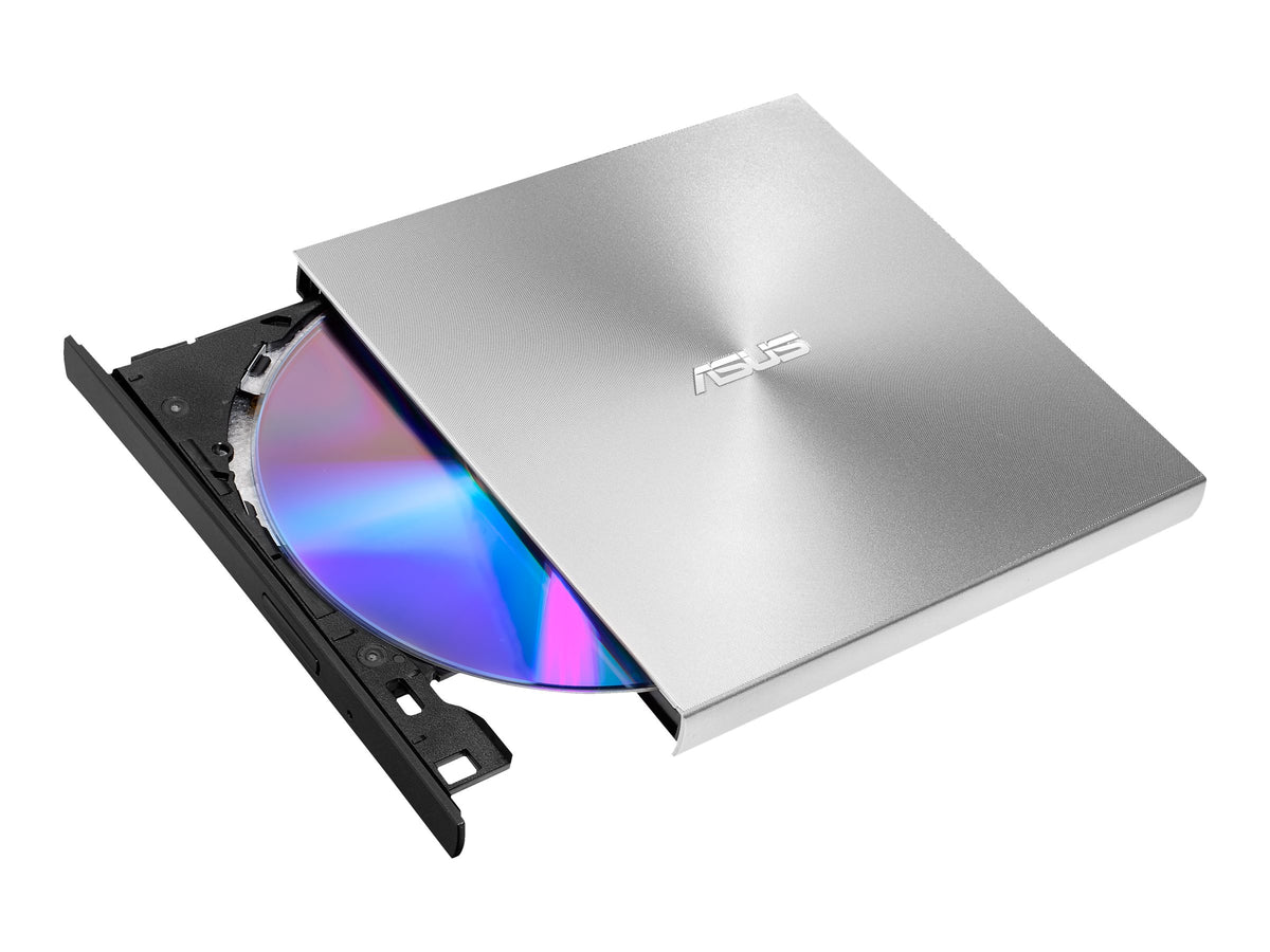 ASUS ZenDrive U9M, Silber, Ablage, Horizontal, Laptop, DVD±RW, USB 2.0