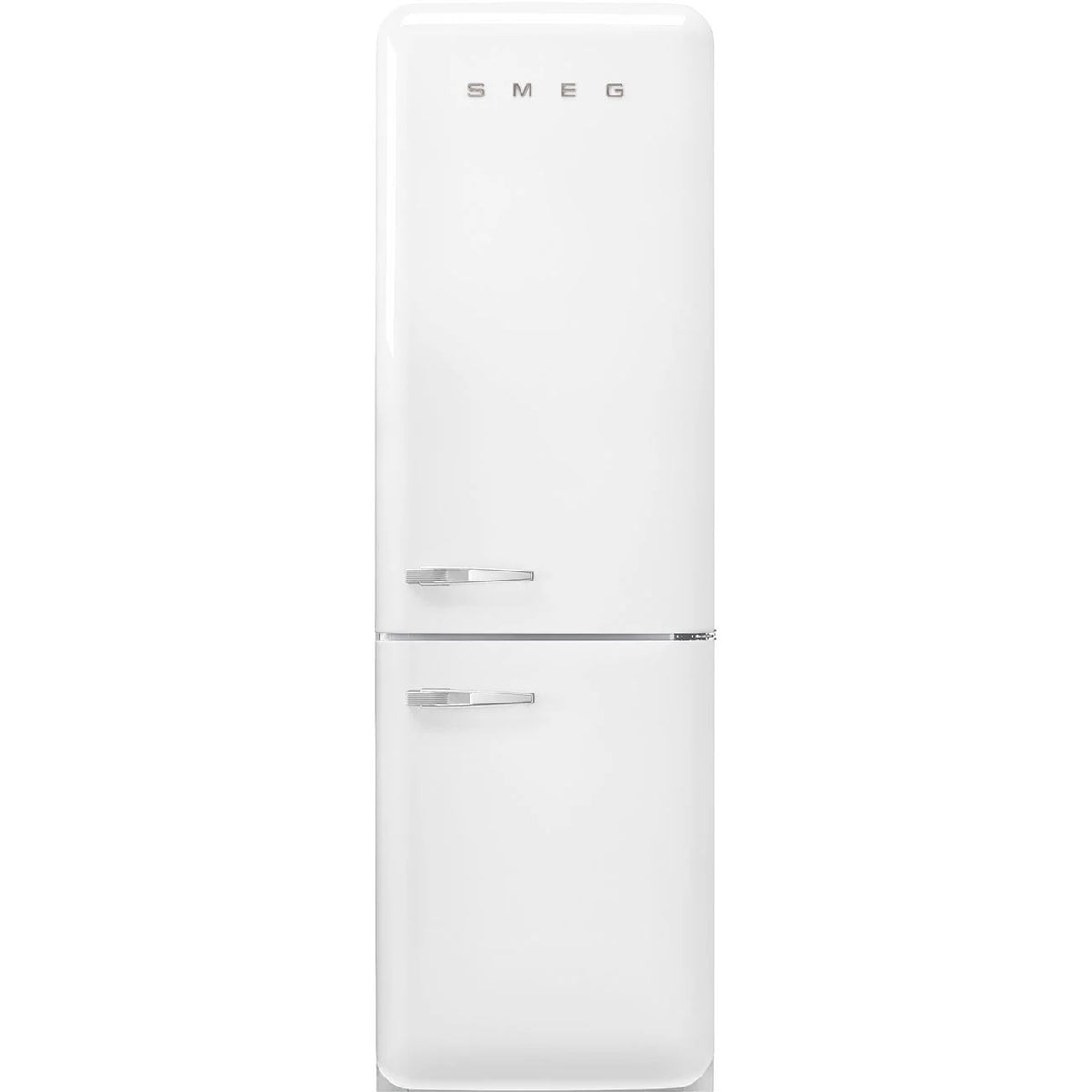 Smeg FAB32RWH5 Freistehende KÃ1/4hl-/Gefrierkombi, 2 TÃ1/4ren, Weiß, 234 l Nutzinhalt KÃ1/4hlteil, 97 l Nutzinhalt Gefrierteil, 60,1 cm Breite, , 204 kWh/Jahr, 4 Sterne, 37 dB Geräuschemissionen, Inverter-Motor, NoFrost-System