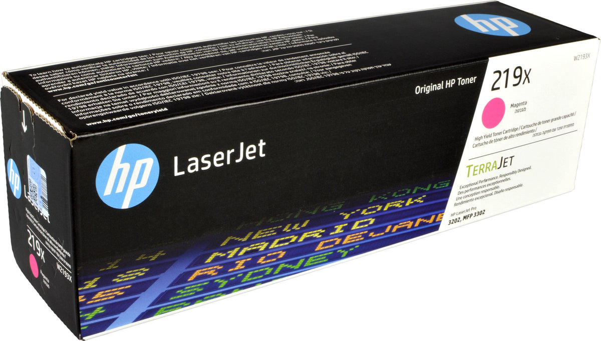 HP 219X Magenta Original LaserJet-Tonerkartusche mit hoher Reichweite, 2500 Seiten, 0 Seiten, Magenta, 1 Stück(e)