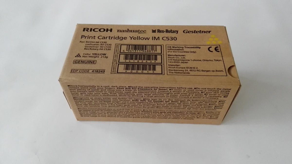 Ricoh 418243, 18000 Seiten, Gelb, 1 Stück(e)