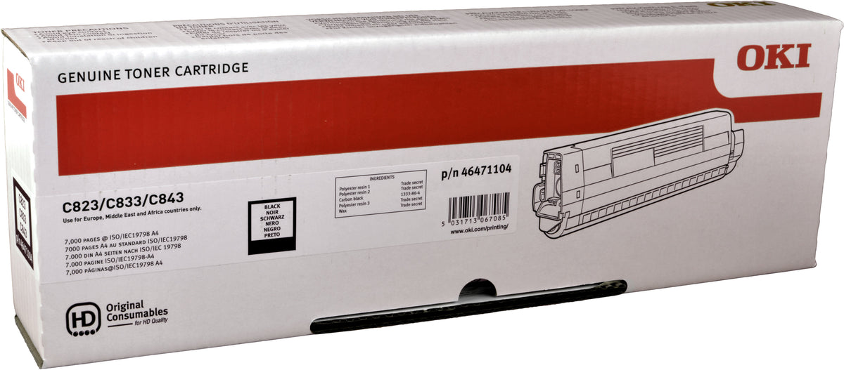 OKI 46471104, 7000 Seiten, Schwarz, 1 Stück(e)