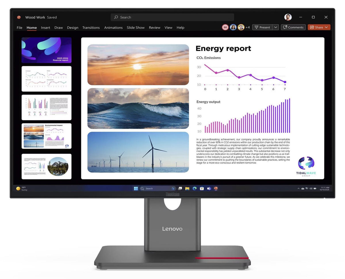 Lenovo ThinkVision P24Q-40 Monitor, 60,5 cm (23.8