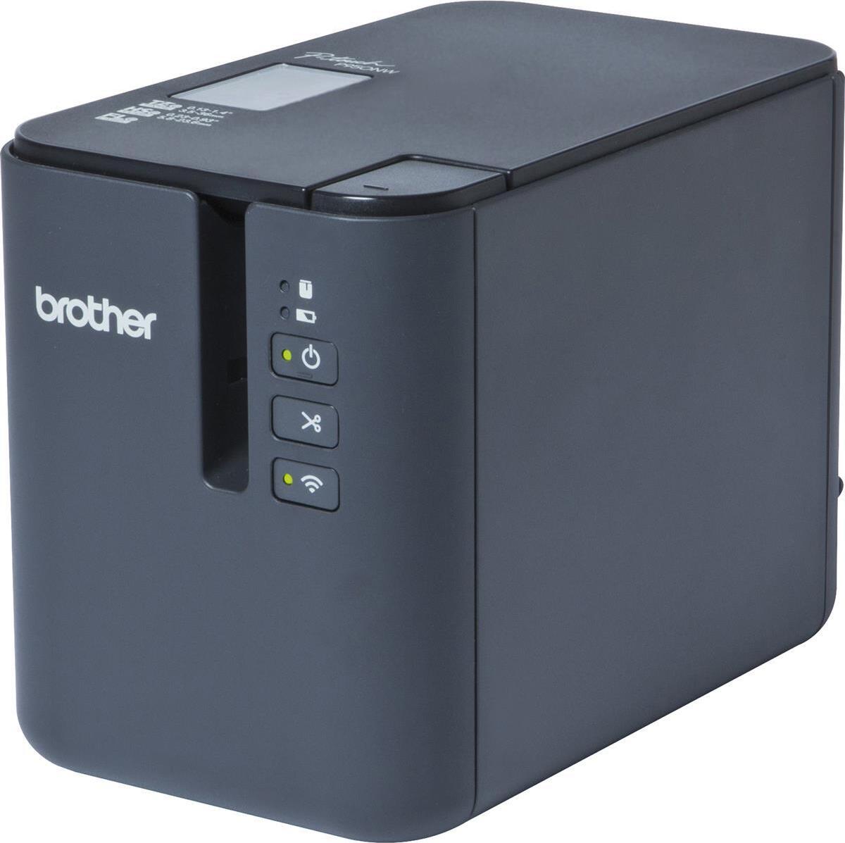 Brother PT-P950NW, TZe, Wärmeübertragung, 360 x 360 DPI, 60 mm/sek, Verkabelt & Kabellos, Schwarz