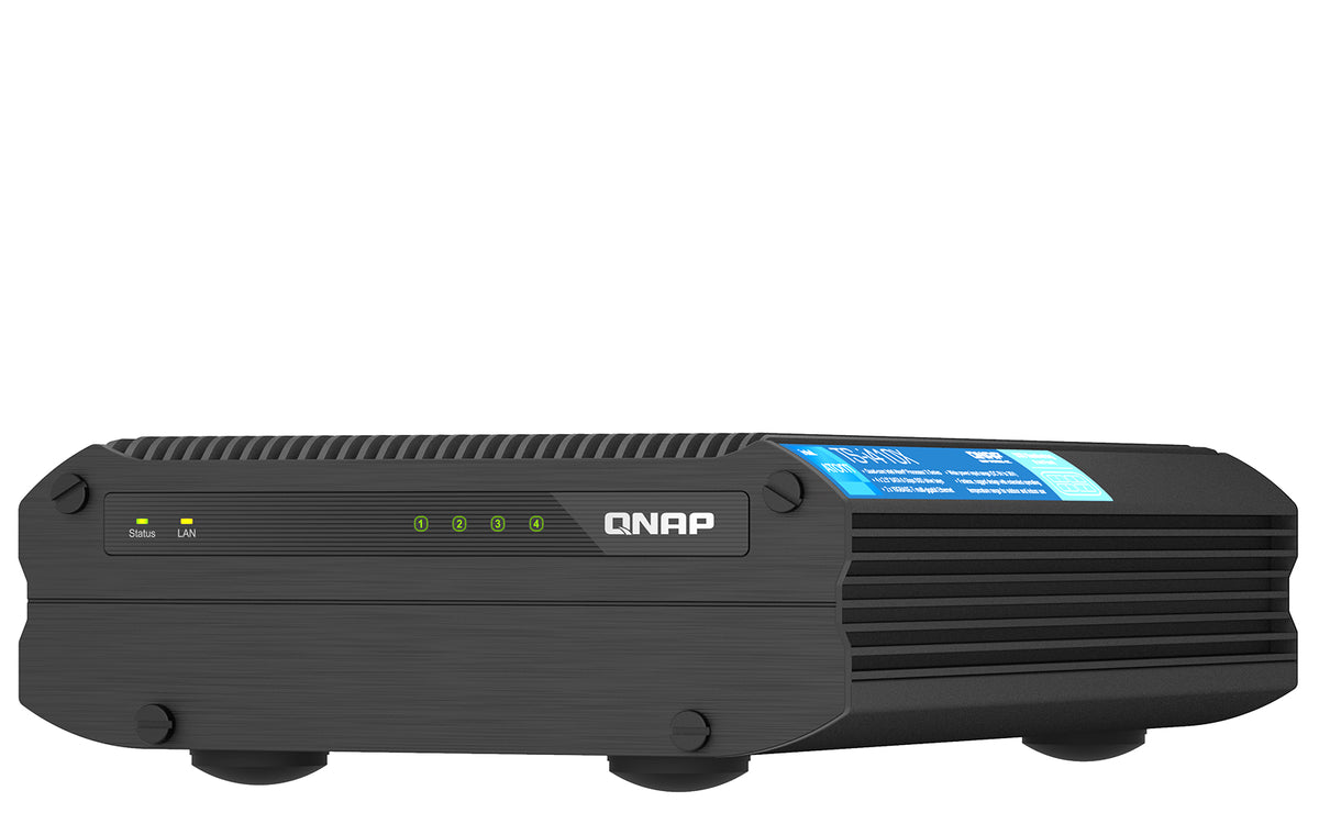 QNAP TS-I410X, NAS, Tower, Intel Atom®, x6425E, 8 GB, 0 TB