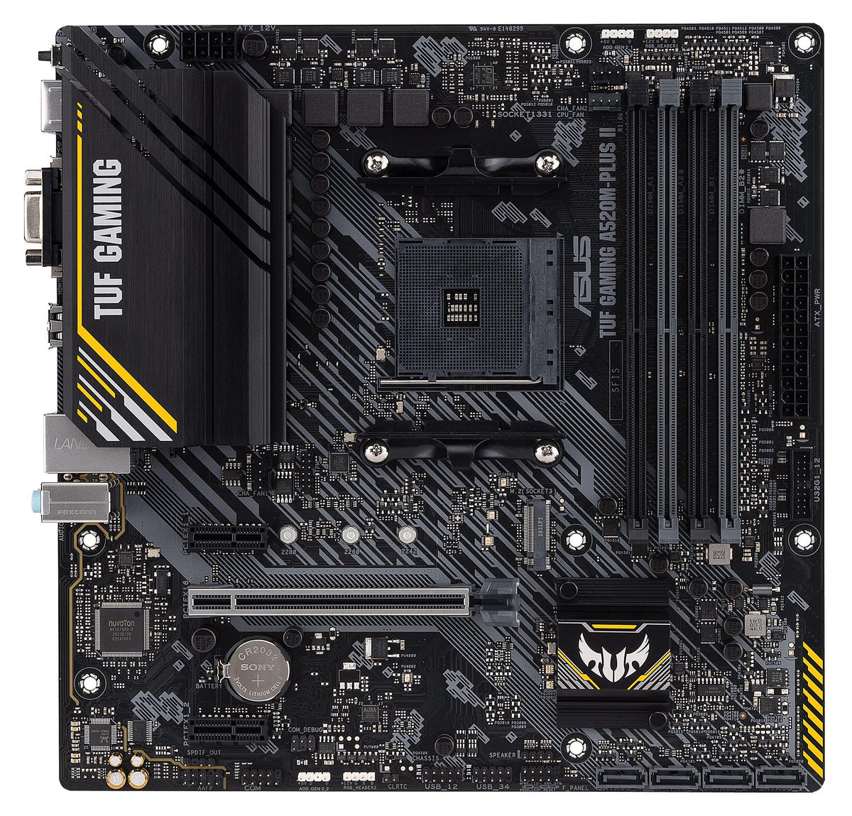 Asus 90Mb17G0-M0Eay0 Tuf Gaming A520M-Plus Ii//Am4,A520,M.2,Aura,Dp,Hdmi,Mb