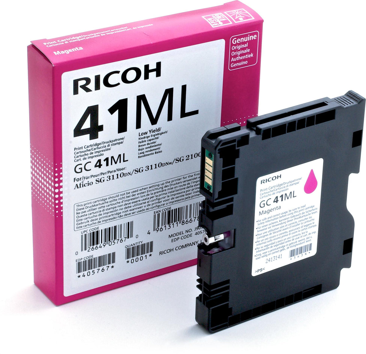Ricoh GC-41ML Gel-Kartusche magenta
