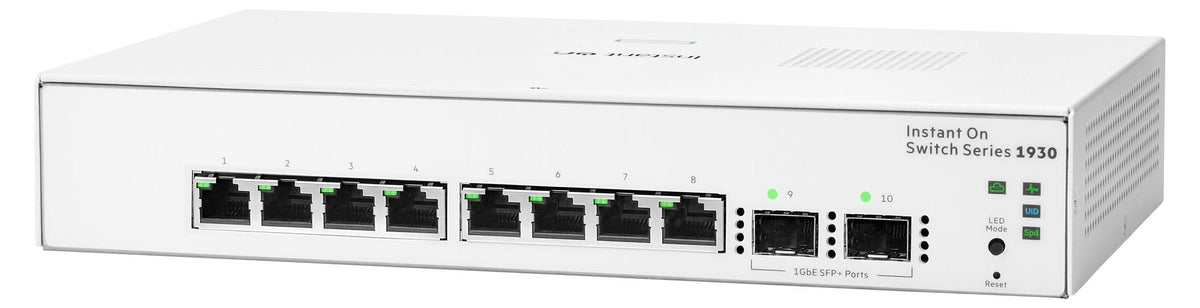 HPE Aruba Networking Aruba Instant On 1930, Managed, L2+, Gigabit Ethernet (10/100/1000), Vollduplex, 1U