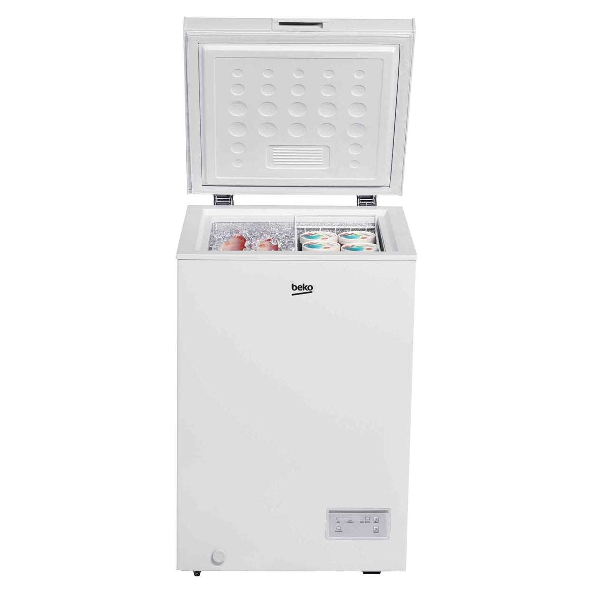 BEKO CF100EWN Gefriertruhe 98L Weiß 1 Korb Schnellgefrierfach