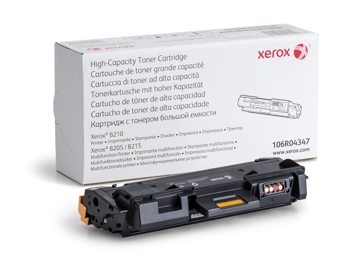 Xerox ® B205 Multifunktionsdrucker/B210 Drucker/B215 Multifunktionsdrucker Hohe Kapazität-Tonermodul Schwarz (3000 Seiten) - 106R04347, 3000 Seiten, Schwarz, 1 Stück(e)