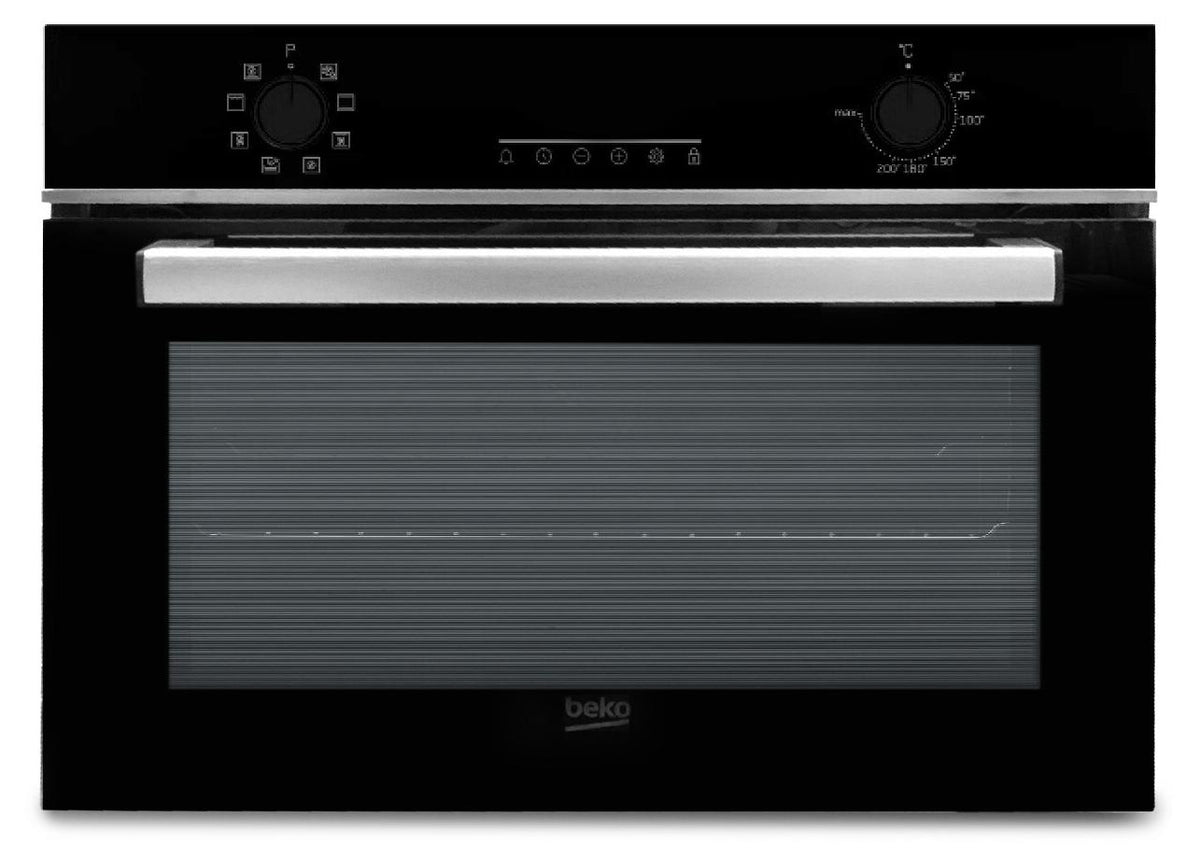 Beko b300 BBCM13300X, Medium, Elektrischer Ofen, 48 l, 2400 W, 48 l, Thermisch belüftet