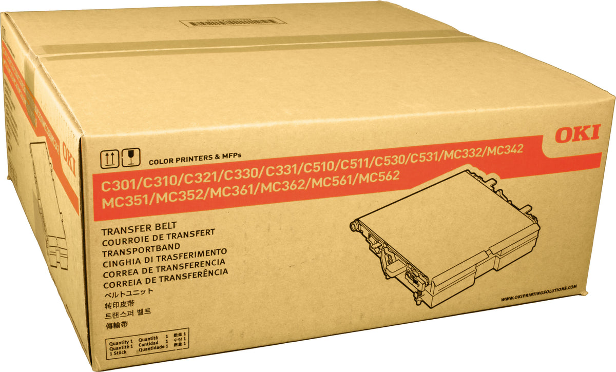 OKI 44472202, 60000 Seiten, Schwarz, OKI C310dn, C330dn, C510dn, C530dn, 1 Stück(e), 380 mm, 375 mm