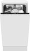 Amica EGSPV 587 921, Voll integriert, Single (45 cm breit), Schwarz, 1,5 m, 1,5 m, 1,4 m