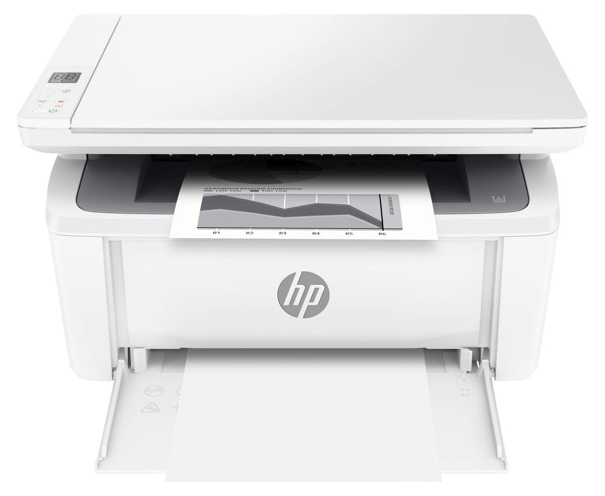 HP LaserJet M140w Wireless Multifunction Schwarzweiß Drucker, Kopierer, Scanner, Laser, 600 x 600 DPI, A4, 20 Seiten pro Minute, Weiß