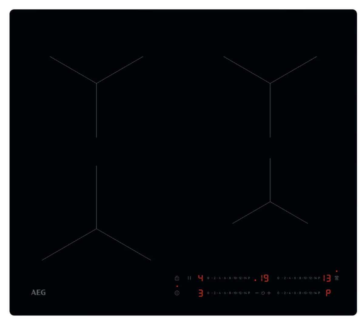 AEG - OIO64A00IB - Einbau-Induktions-Kochfeld - 60 cm - autark