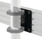 B-Tech BT8390, Basis, Schwarz, Stahl, Wand, 140 mm, 5 mm