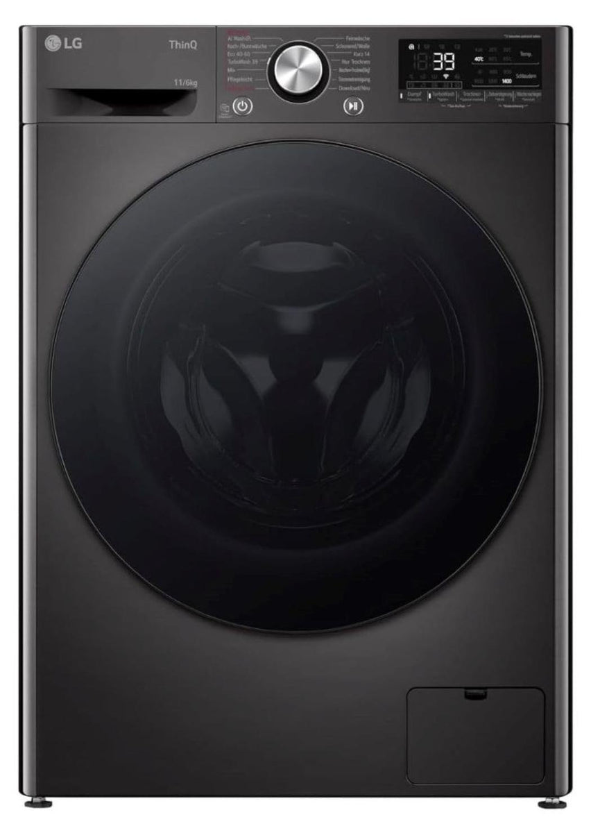 LG W4WR70E6YB, Frontlader-Waschtrockner 11-6 kg, /D, 60x62x85 cm, Wi-Fi, AI Direct Drive, Tiefenreinigung mit Dampf, TurboWash 360