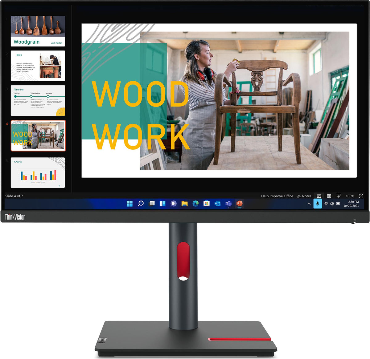Lenovo ThinkVision P24q-30, 60,5 cm (23.8