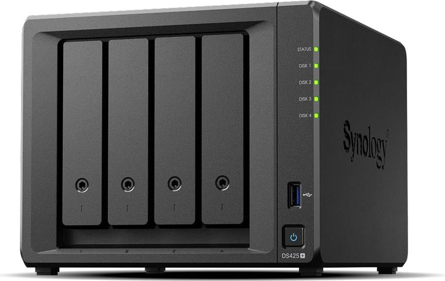 Synology DiskStation DS425+, NAS, Intel® Celeron®, J4125, 2 GB, DDR4, 0 TB