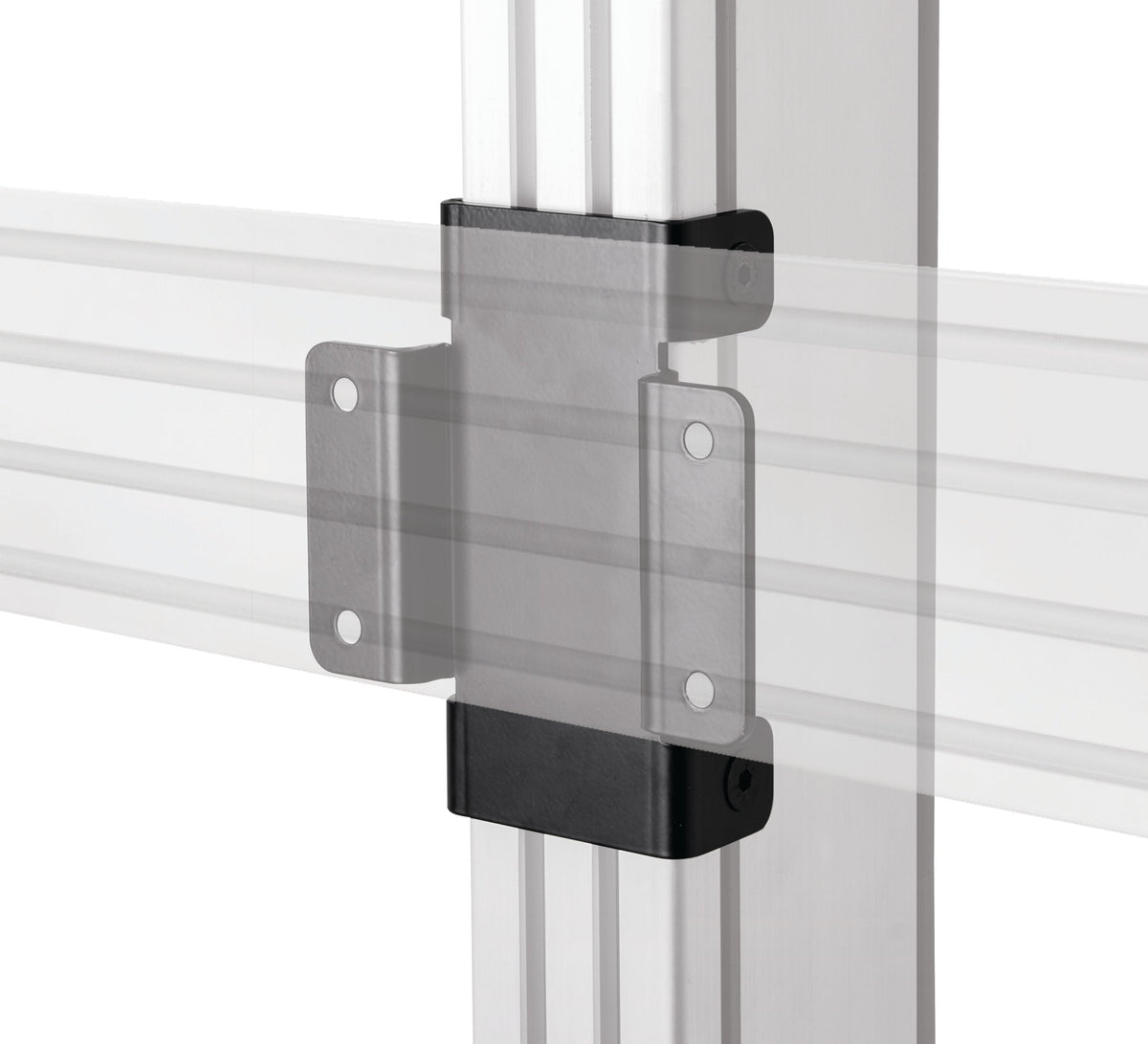 B-Tech BT8380-JPK, Wandplatte, Schwarz, Stahl, 140,8 mm, 57 mm, 158 mm