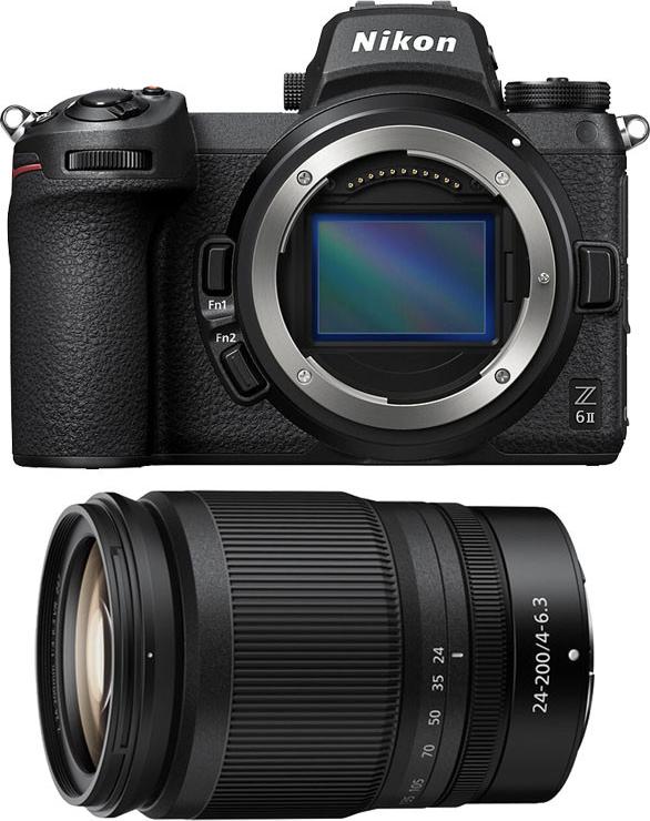 Nikon Z 6II, 24,5 MP, 6048 x 4024 Pixel, CMOS, 8,3x, 4K Ultra HD, Schwarz