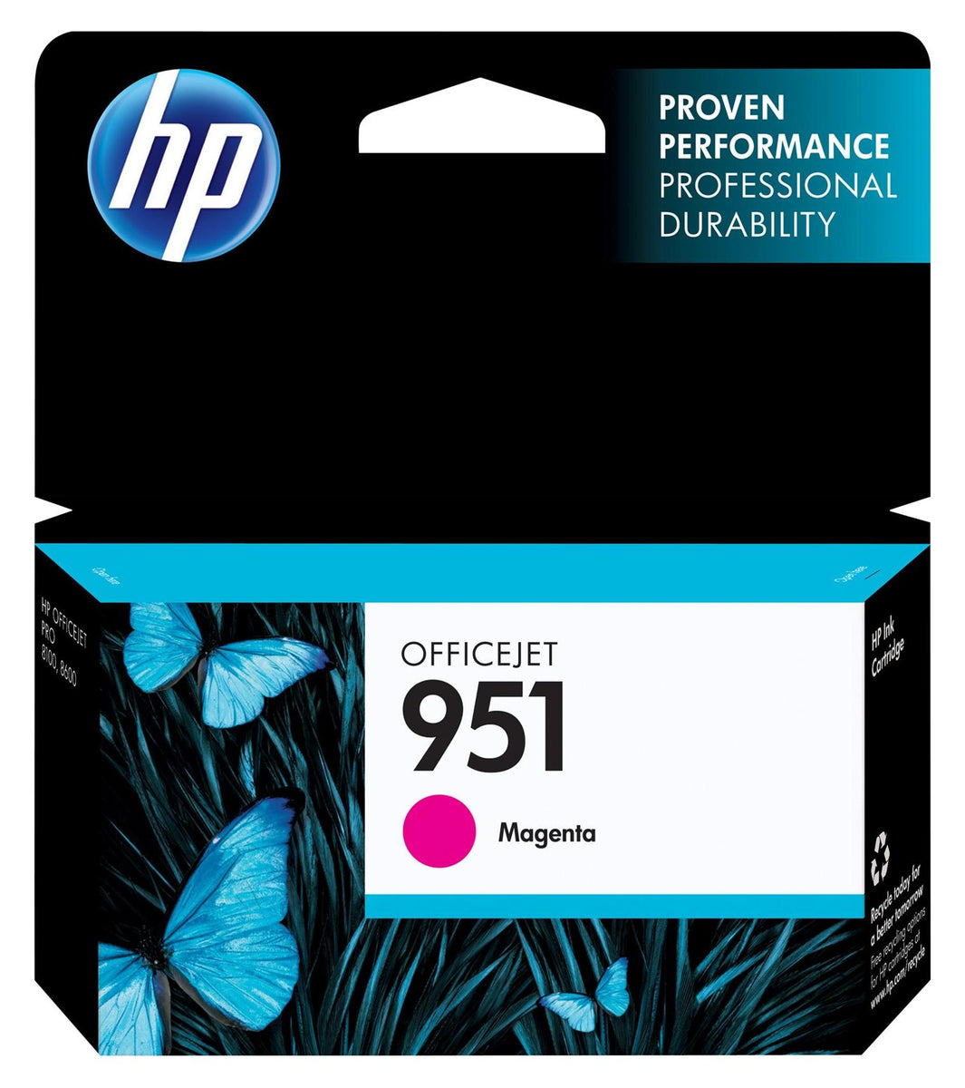 HP 951 Magenta Original Tintenpatrone, Standardertrag, Magenta, Tinte auf Pigmentbasis, 8 ml, 1 Stück(e), Einzelpackung