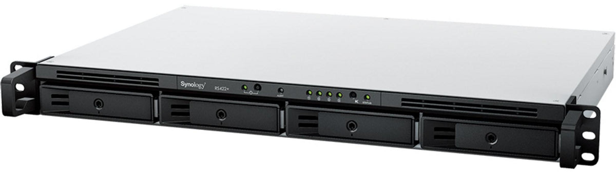 Synology RackStation RS422+, NAS, Rack (1U), Ryzen Embedded, R1600, 2 GB, DDR4