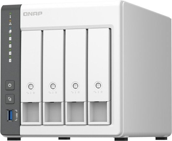 QNAP TS-433, NAS, Tower, ARM, Cortex-A55, 4 GB, 0 TB