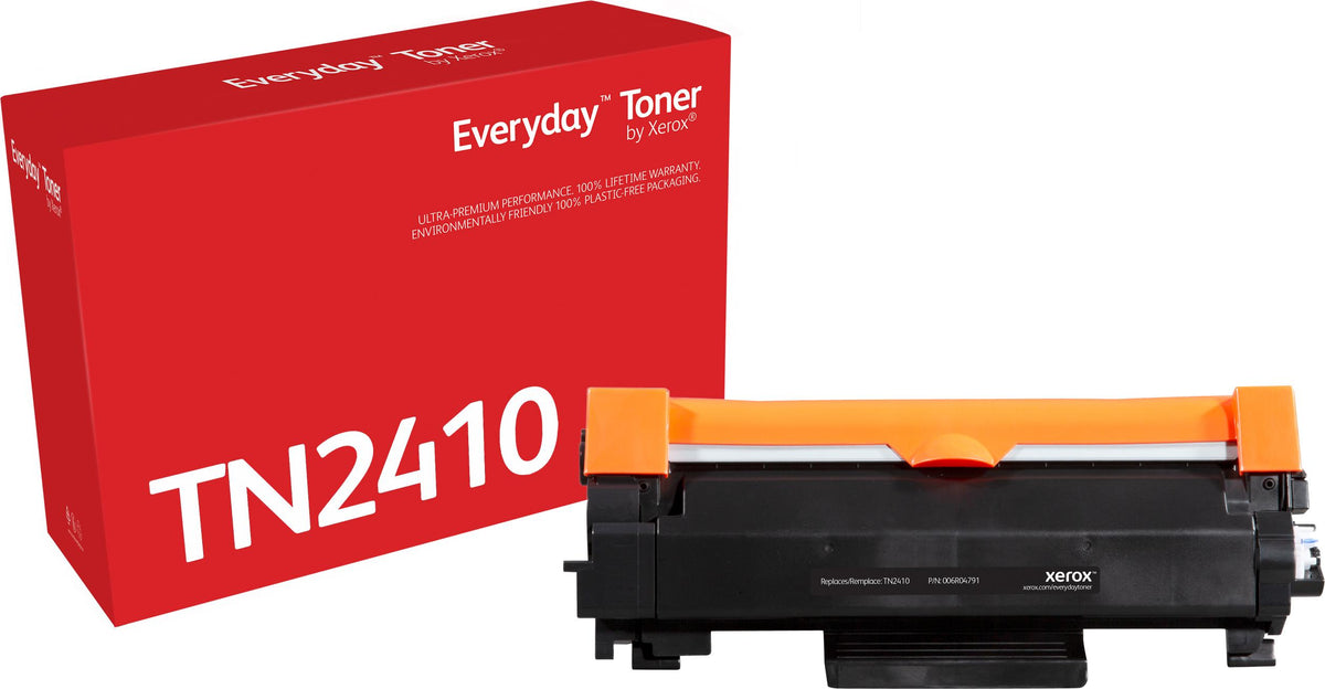 Everyday™ Mono Toner von , kompatibel mit Brother TN2410, Standardkapazität, 1200 Seiten, Schwarz, 1 Stück(e)