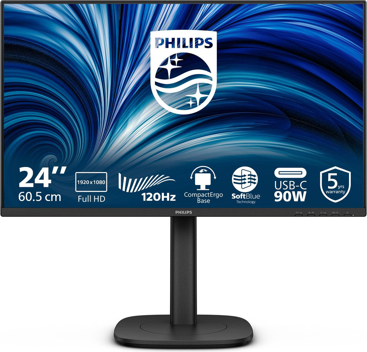 Philips 3000 series 24B2U3301/00, 60,5 cm (23.8