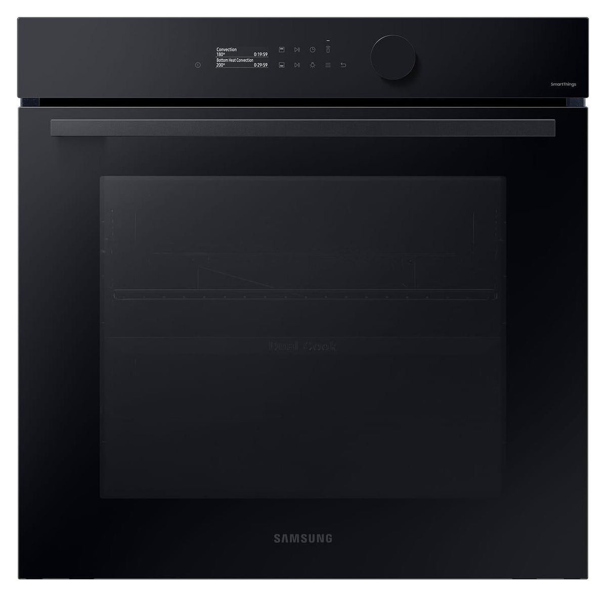 Samsung Series 5 Dual Cook™ Einbaubackofen, 76 ℓ, A+, Pyrolyse, Schwarzes Glas, Serie 5, Groß, Elektrischer Ofen, 76 l, 76 l, 30 - 250 °C, 250 °C