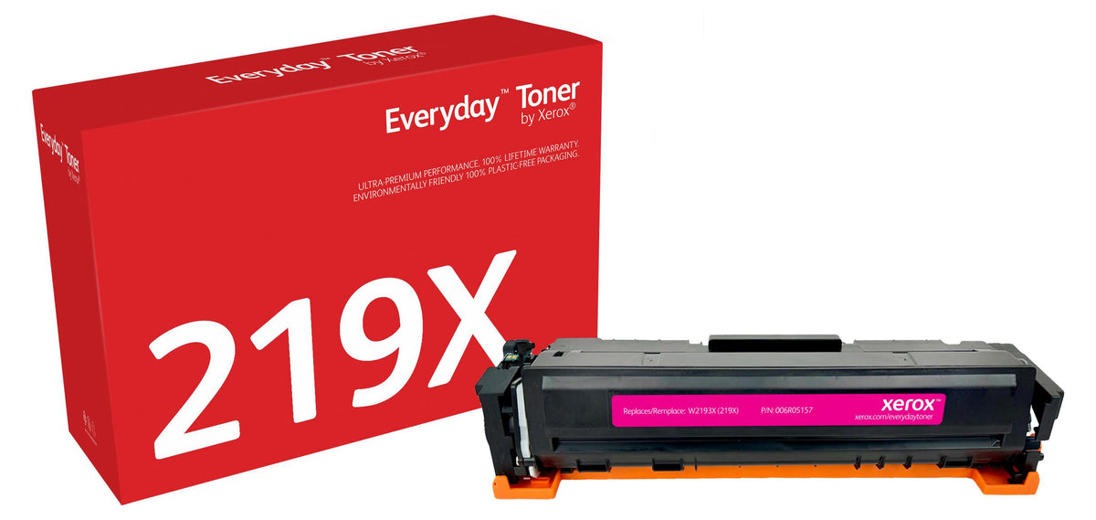 Everyday™ Magenta Tonermodul von kompatibel mit HP 219X (W2193X), Hohe Kapazität, 2500 Seiten, Magenta