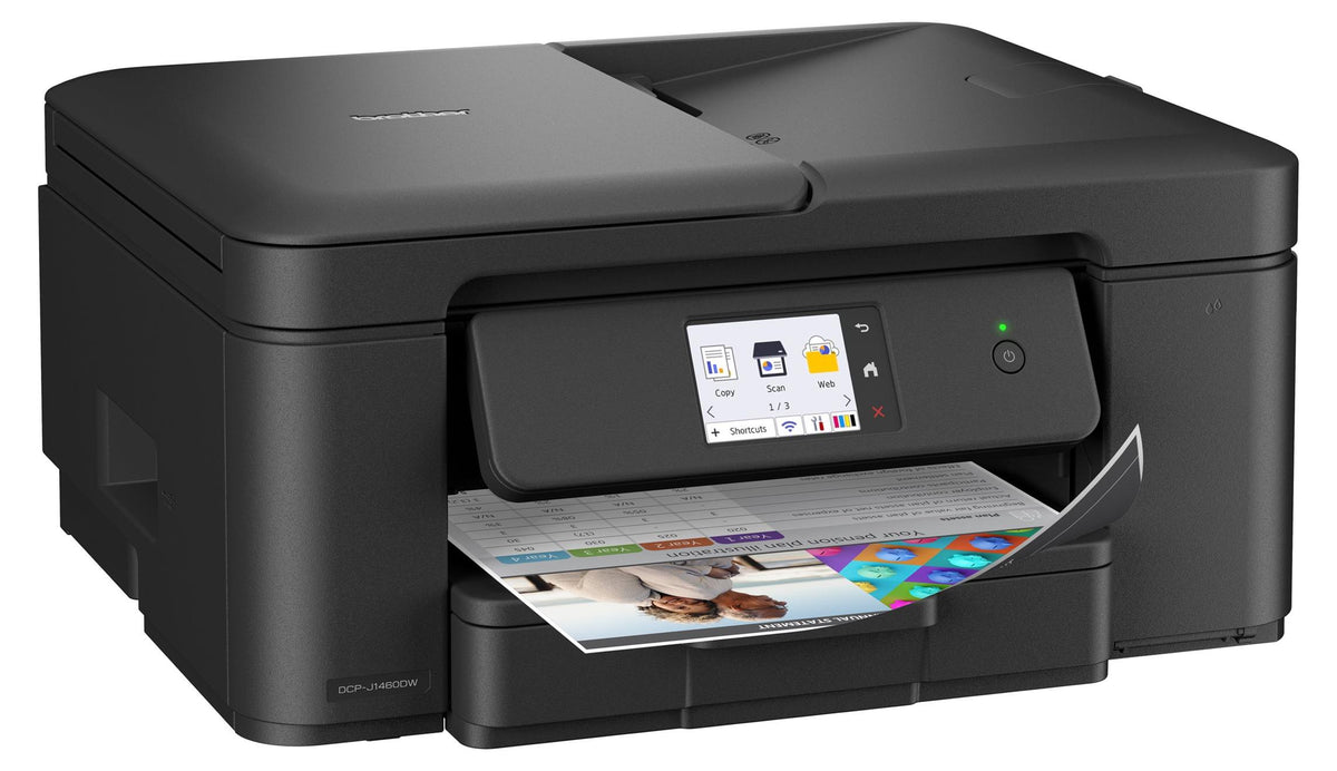 Brother DCP-J1460DW, Tintenstrahl, Farbdruck, 1200 x 6000 DPI, Farbkopieren, A4, Schwarz
