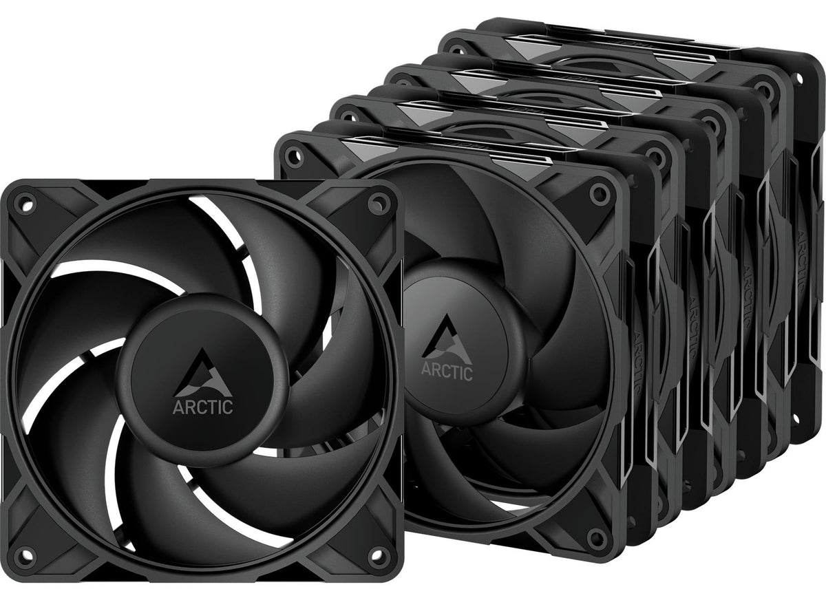Arctic P12 Pro LN schwarz 5er-Pack| Gehäuseluefter - Gehäuse-Lüfter - Gehäuse-Lüfter - 450 rpm