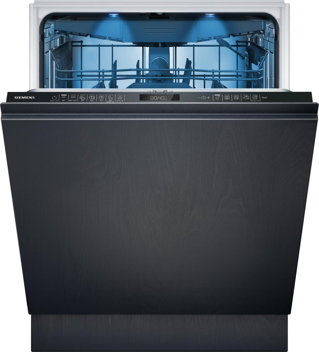 Siemens iQ500 SN95EX22CE, Voll integriert, Standardgröße (60 cm), Schwarz, Touchsteuerung, 1,75 m, 1,65 m