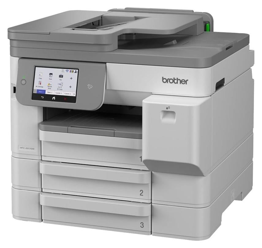 Brother MFC-J5117DW, Tintenstrahl, Farbdruck, 1200 x 4800 DPI, A4, Direktdruck, Schwarz, Weiß