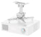 Neomounts CL25-530WH1 Beamer Deckenhalterung - H 25,5 cm - einfache Installation - volle Bewegung, Zimmerdecke, 45 kg, Weiß, Stahl, -8 - 8°, 360°