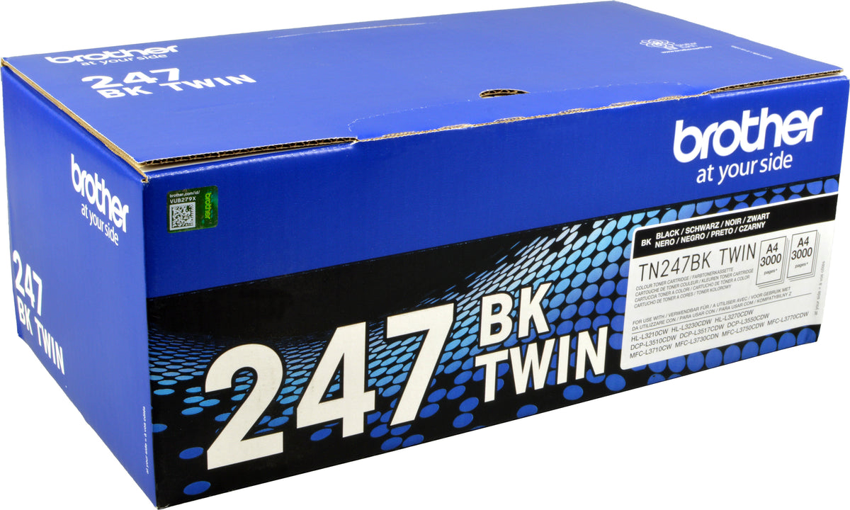Brother TN-247BKTWIN, 3000 Seiten, Schwarz, 2 Stück(e)