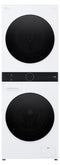 LG WT1210WWF WashTower, Waschmaschine (12 kg, -10%) und Trockner (10 kg, ) mit One-Touch-Display, TurboWash 360°, AI DD, Dual Inverter Wärme