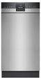 Siemens SR43ES25ME, Unterbau, Single (45 cm breit), Gebürsteter Stahl, Schwarz, Tasten, 1,75 m