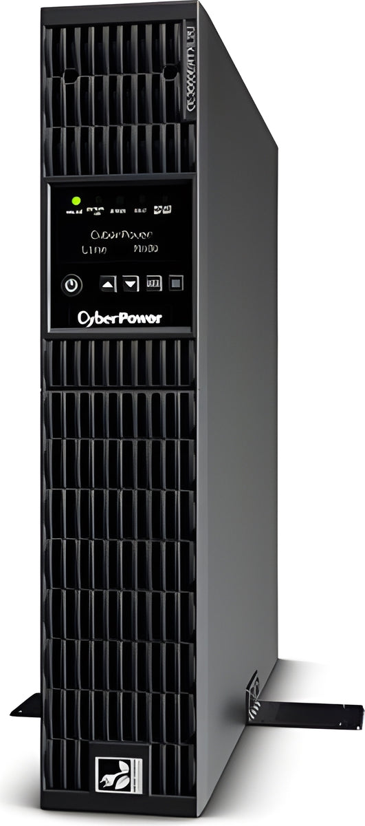 CyberPower OL3000ERTXL2U Doppelwandler Online USV 3000VA/2700W Tower/Rack 2U, ECO Mode, LCD, USB, Expansion Port für opt. Netzwerkkarten, Anschluss f. opt. Batterieerweiterung inkl. 19