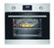 Bomann Einbaubackofen mit Grill, Heißluft & Ober-/Unterhitze | Backofen 56L | 50°C - 250°C | 9 Backofen-Funktionen & aushängbarer Tür | EBO 7911 inox