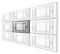 Neomounts LED-VW1750BLACK Videowall-Wandhalterung 32-55