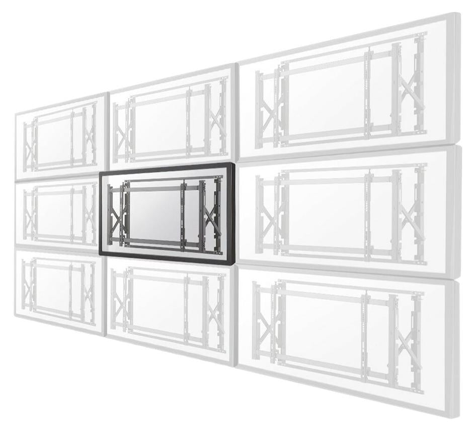 Neomounts LED-VW1750BLACK Videowall-Wandhalterung 32-55