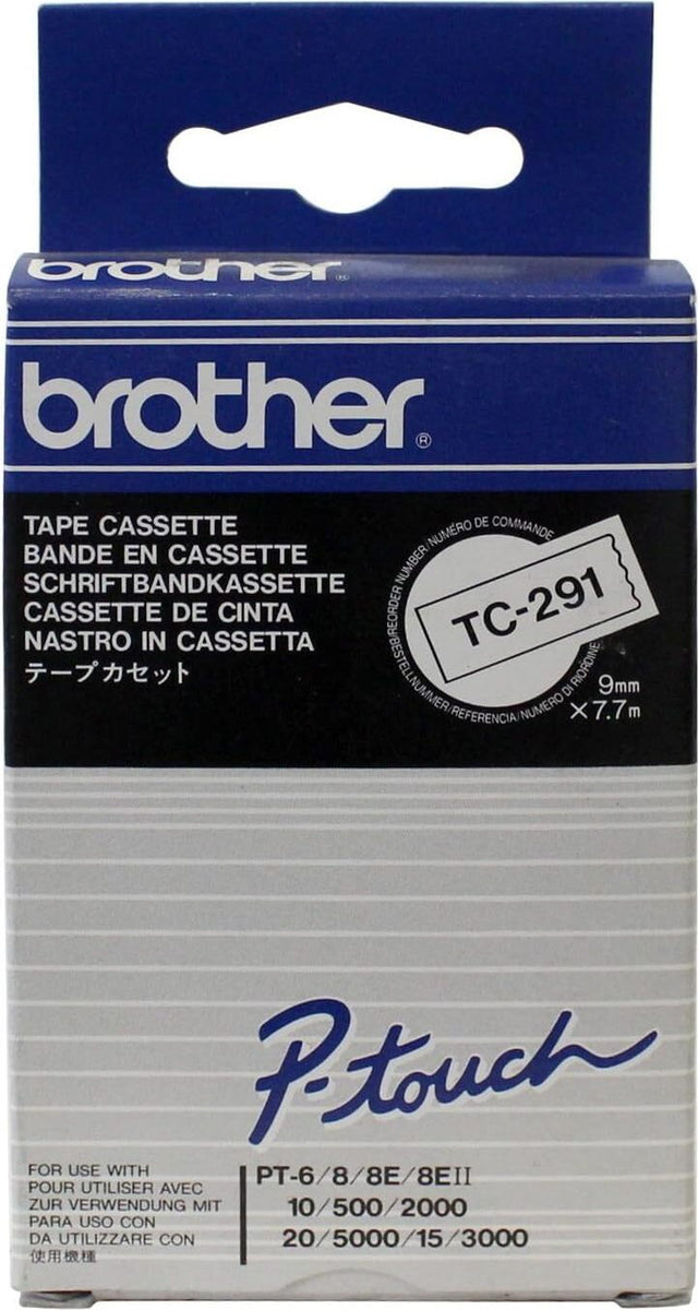 brother TC Tape TC 291 Schriftbandkassette Bandbreite: 9 mm