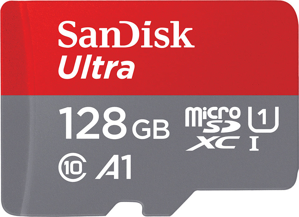 SanDisk Ultra® microSDHC™ UHS-I Speicherkarte + Adapter – 128 GB