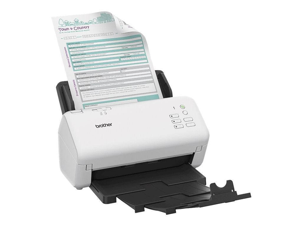Brother ADS-4300N, 600 x 600 DPI, 1200 x 1200 DPI, 48 Bit, 24 Bit, 8 Bit, 40 Seiten pro Minute